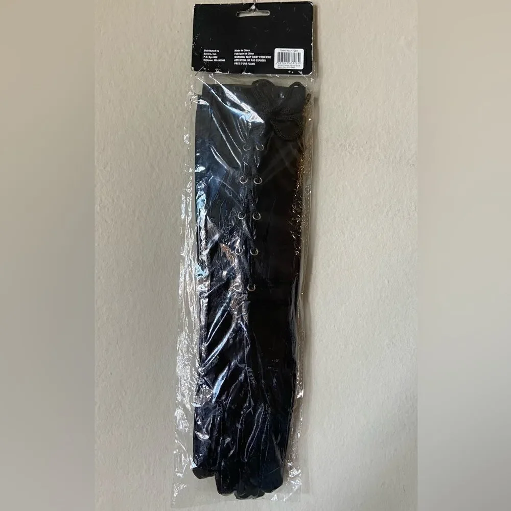 NWOT Alterego Fancy Black Dress Fashion Gloves  Halloween Cosplay Theater